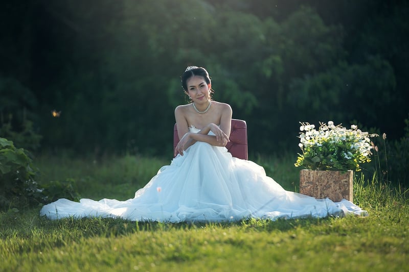 Contemporary Details Bridal Gown